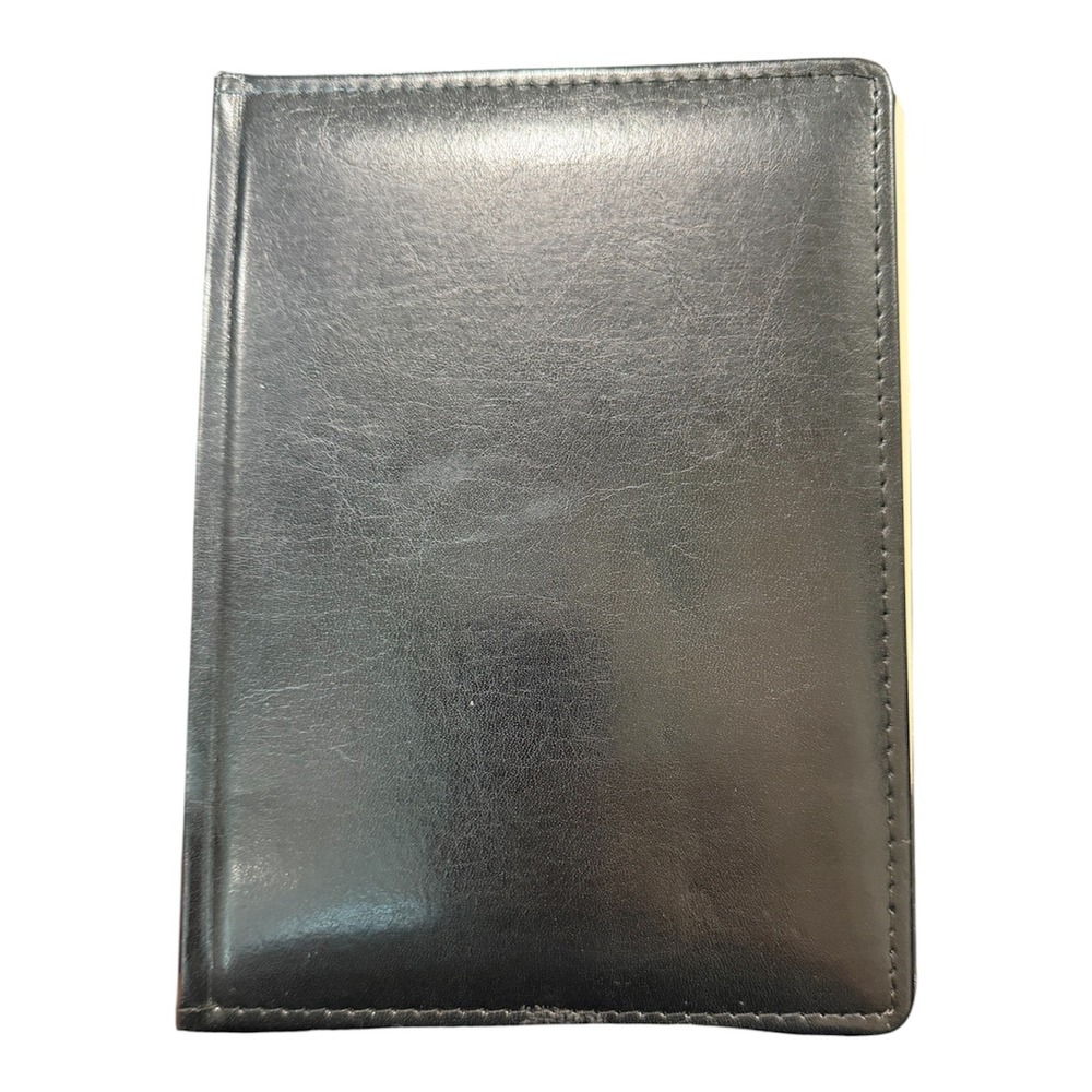 Markings by CR Gibson Black Bonded Leather Lined Journal Notebook MJ14A-2